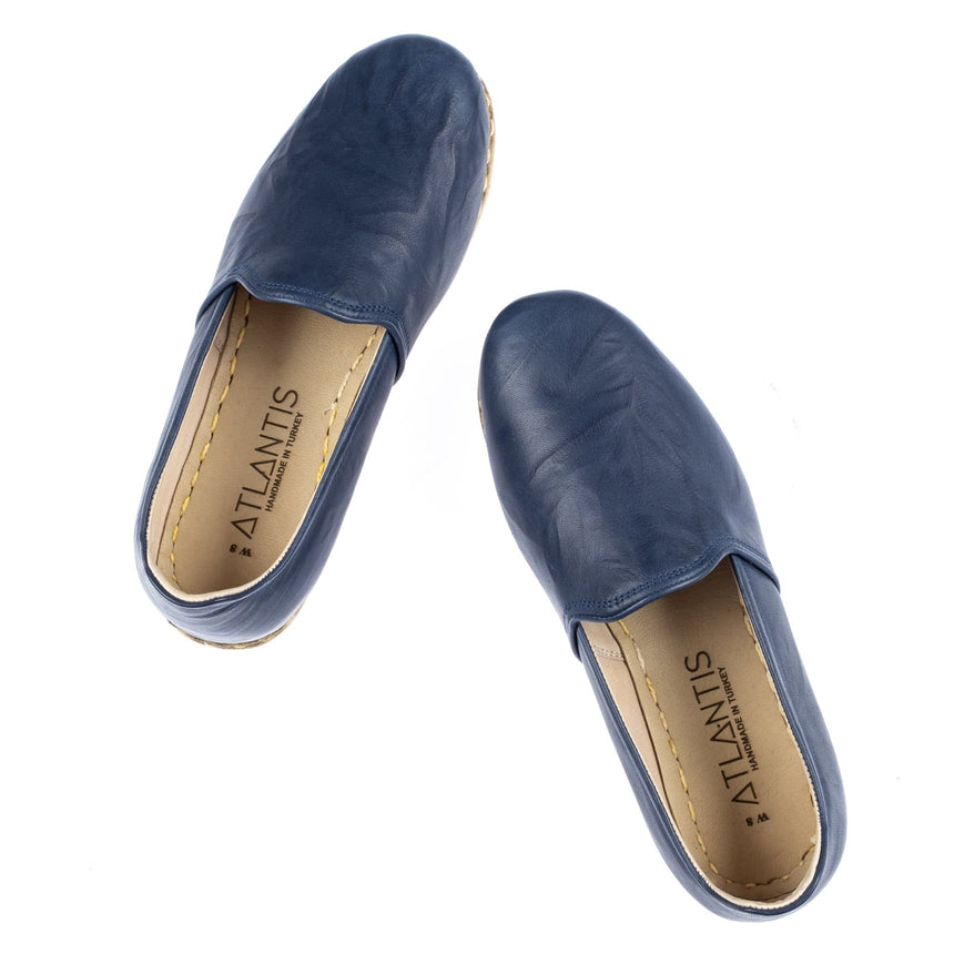 Marineblaue Slip-On-Schuhe für Herren