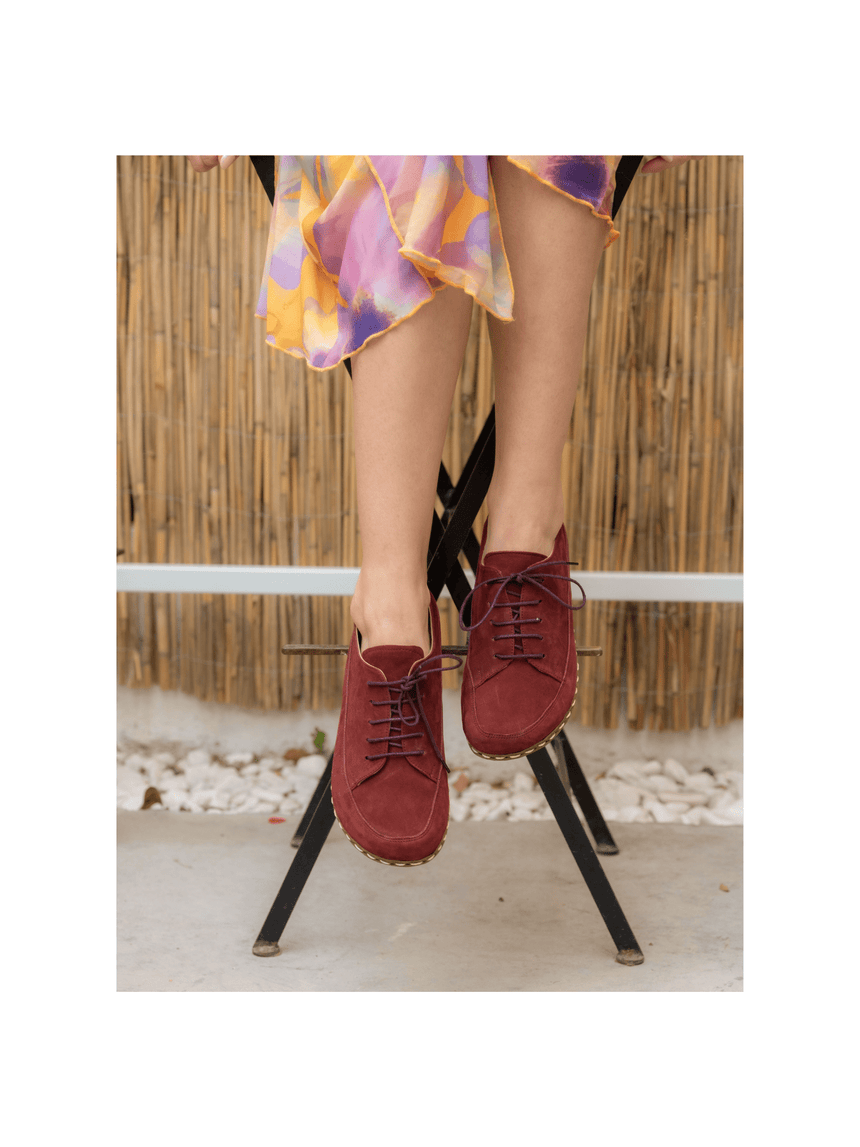 Erkek Bordo Barefoot Spor Ayakkabı