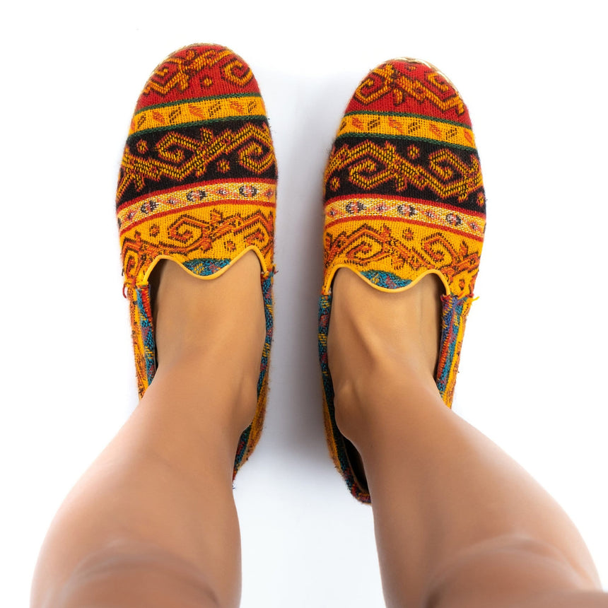 Yemeni Erkek Kilim Slip On Ayakkabı