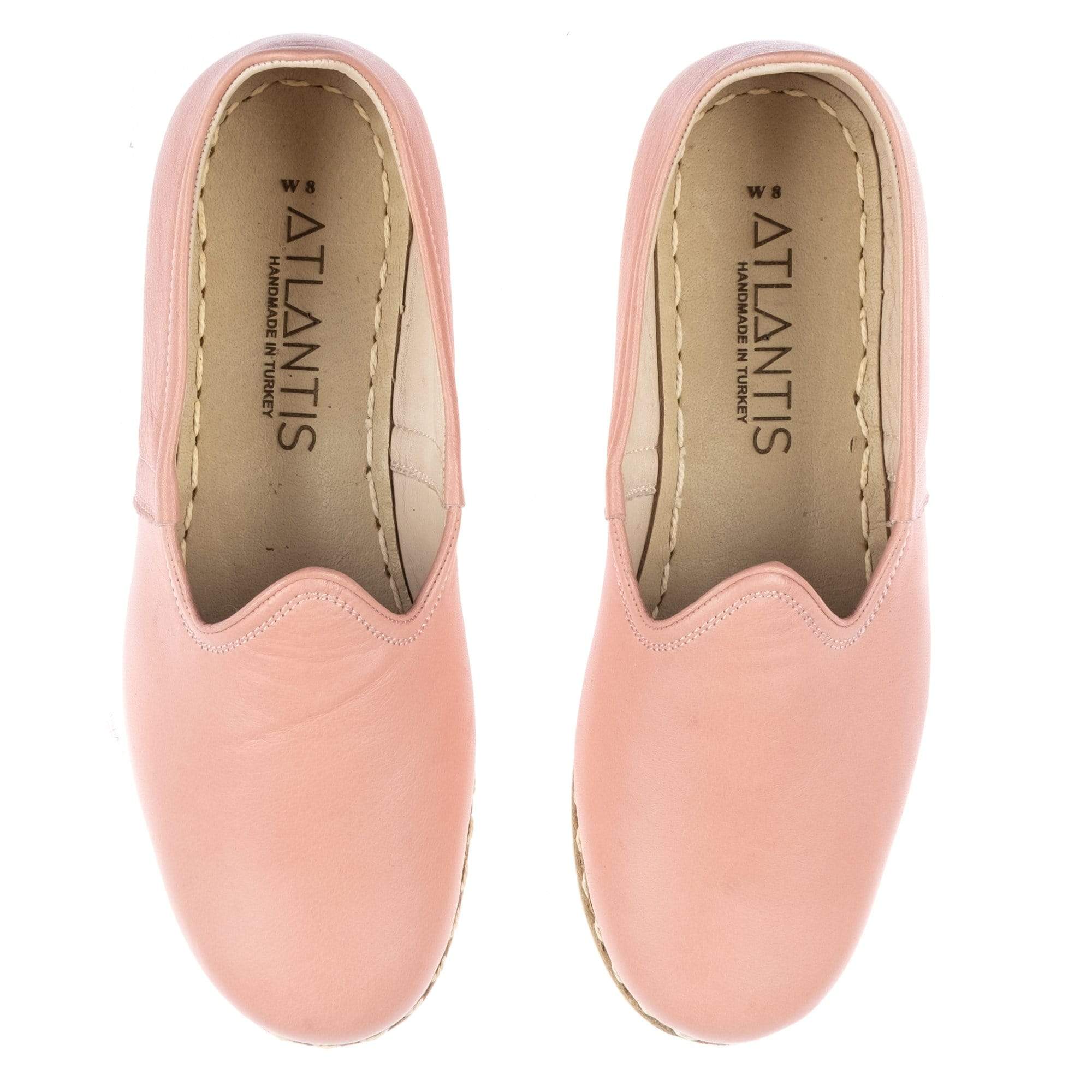 Ultra lightweight offers %100 Pink Lining Leather & Handmade Eva Sole Turkish Women Shoes, Natural, Colorful, Slip-On